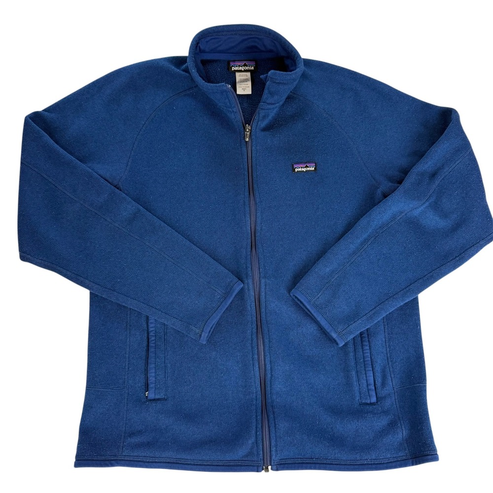 Patagonia Better Sweater Full Zip Fleece Jacket Mens Medium Blue Heather 25527